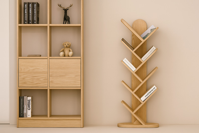 Albero Bookshelf (Solid Oak Wood) - Image 2