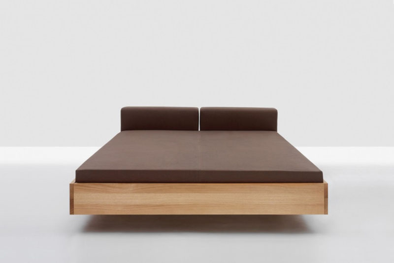 Levity Wood Bed Frame Solid Oak, Wooden King Size Bed Frame Singapore