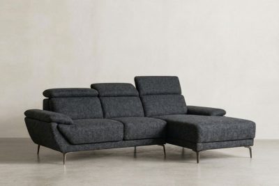 Sirius Adjustable Headrest L Shaped Sofa (Pet Friendly Fabric)